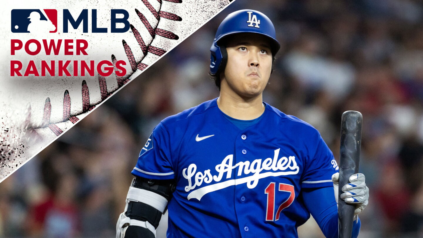 MLB Power Rankings: Slumping Dodgers fall out of No. 1 spot, Rays rolling once again