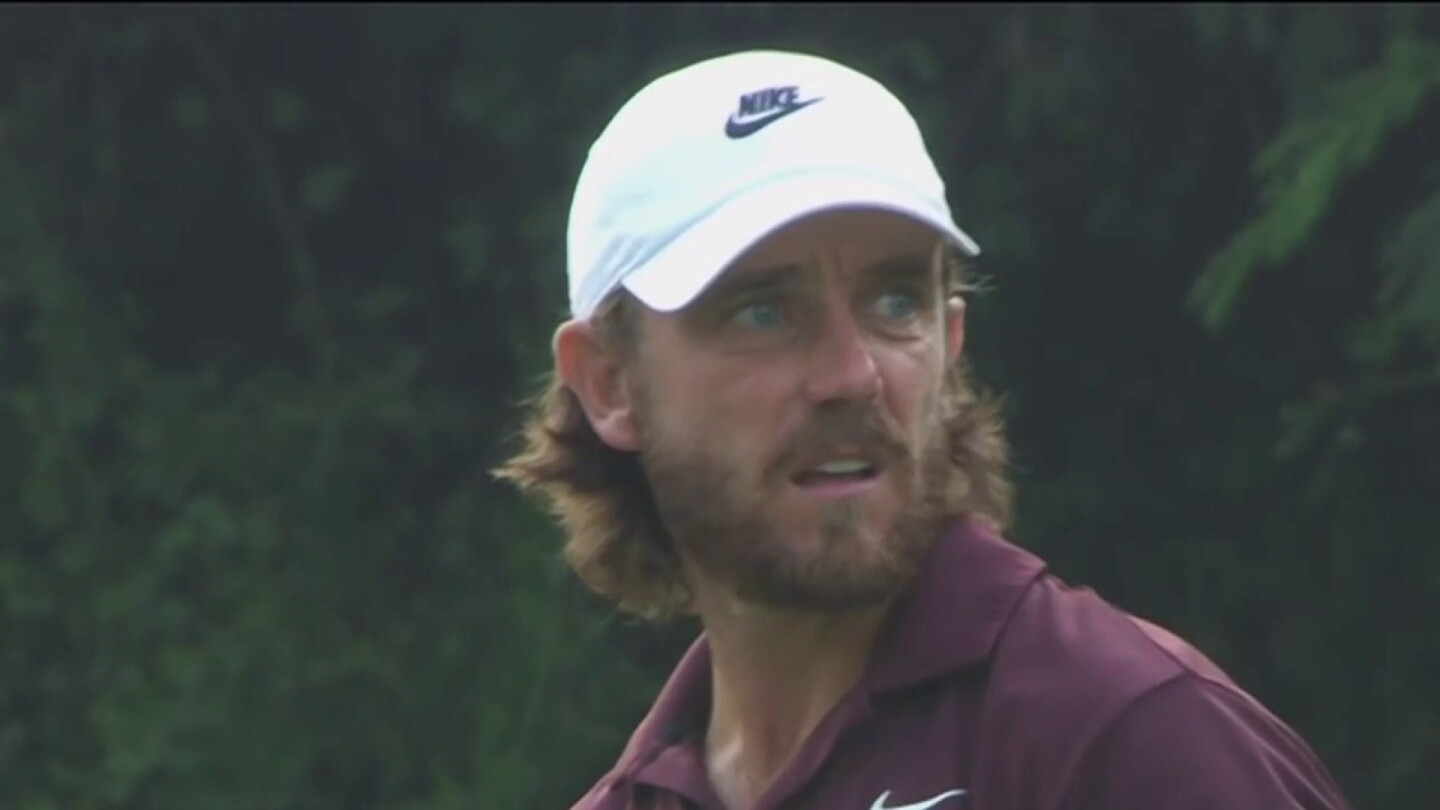Fleetwood gets lucky after hitting ball into woods Fleetwood gets lucky after hitting ball into woods