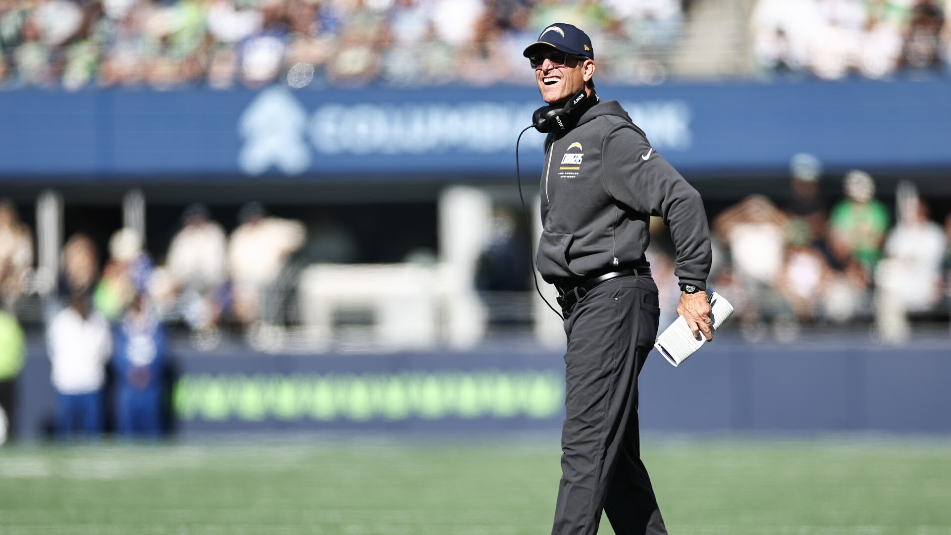 Jim Harbaugh not happy with reporter for "more insult than question" about Justin Herbert