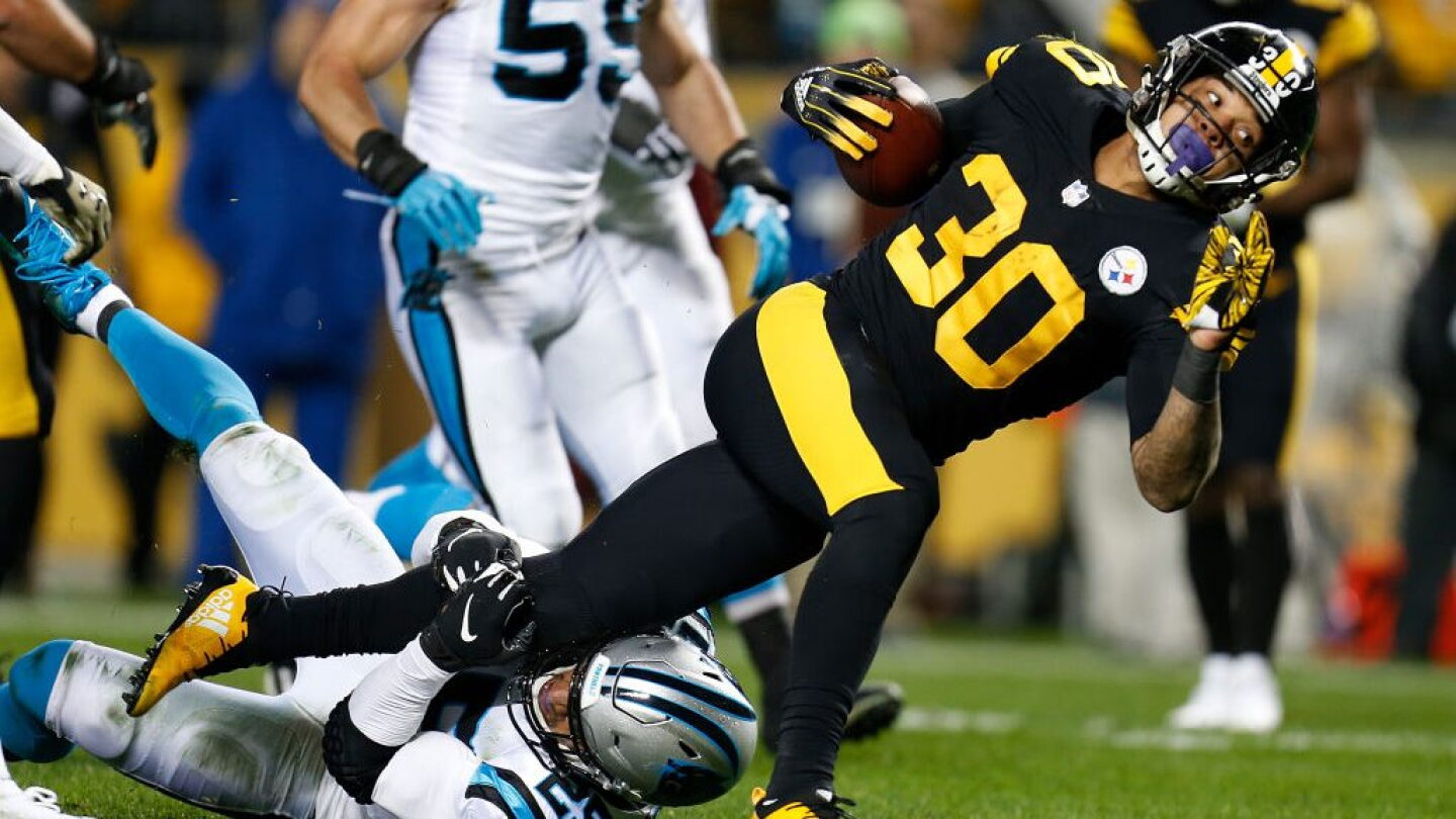 Conner Locker Steelers running back James Conner to locker room for concussion ...