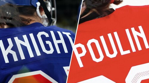 Image for Superheroes Knight and Poulin face off in USA-Canada women's hockey Olympic final