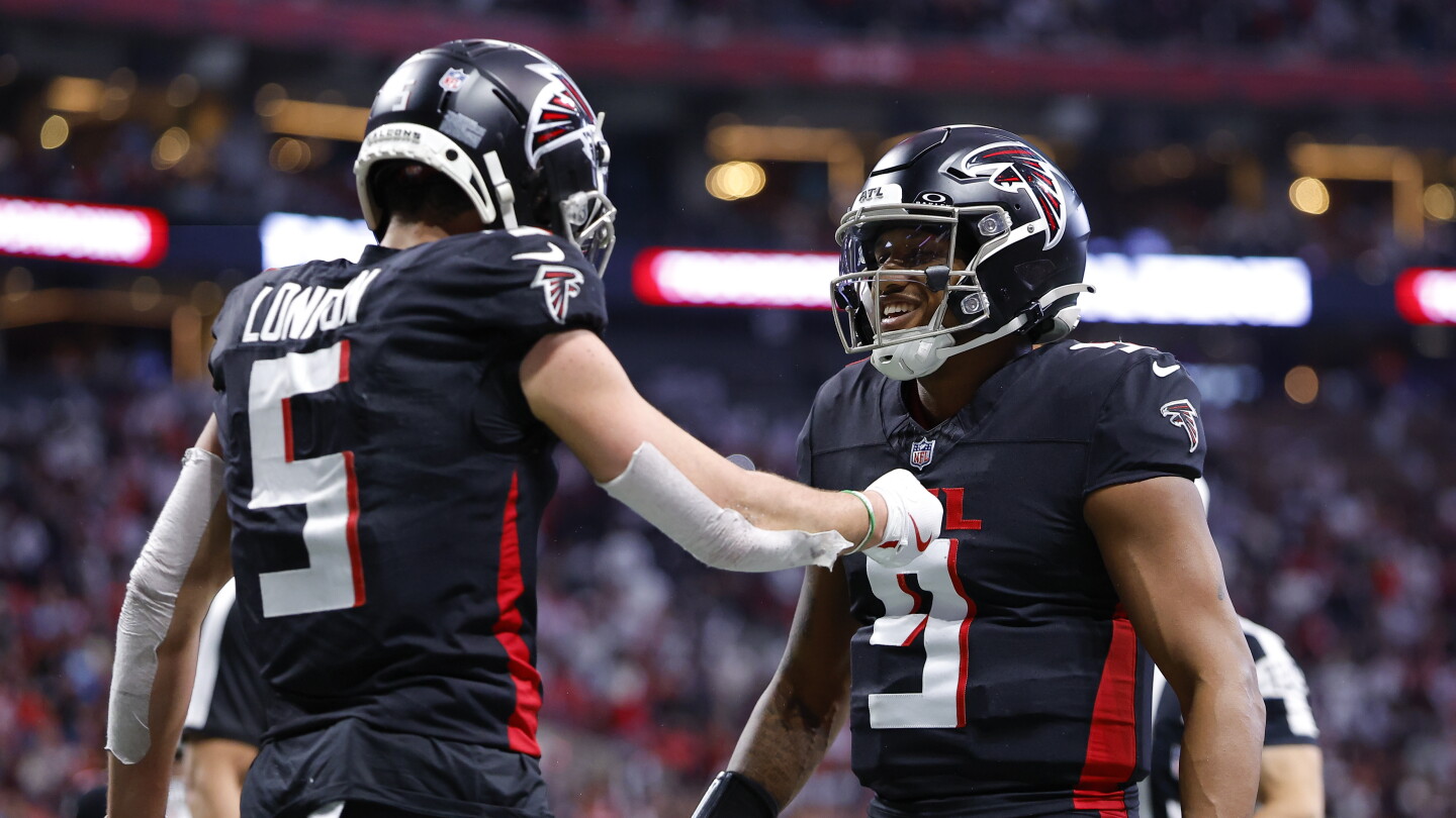 Drake London has 91 catches for 1,356 yards in Michael Penix's 13 starts