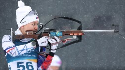Image for Maren Kirkeeide scores gold for Norway in women’s 7.5km sprint; France takes 2nd, 3rd
