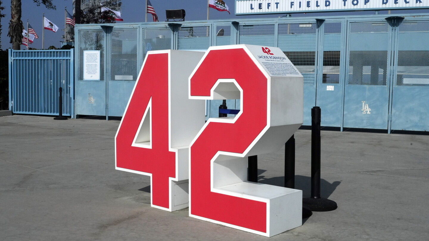 MLB celebrates Jackie Robinson Day as every player wears No. 42 on ...