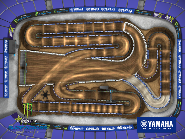 Updated: Track maps revealed for 2025 Monster Energy Supercross rounds ...