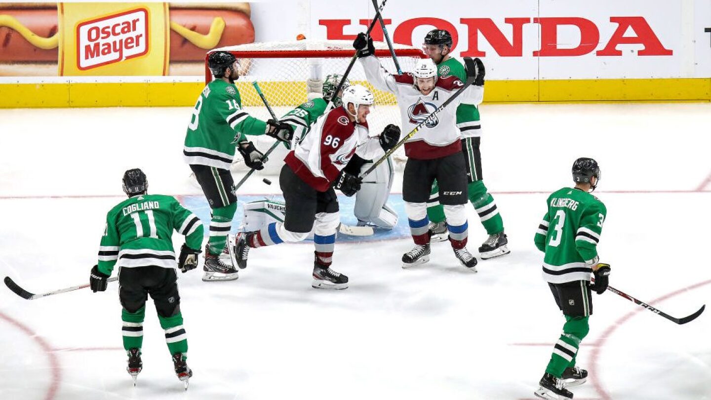 Avalanche win wild Game 3 vs. Stars; Dallas series lead down to 2-1 ...