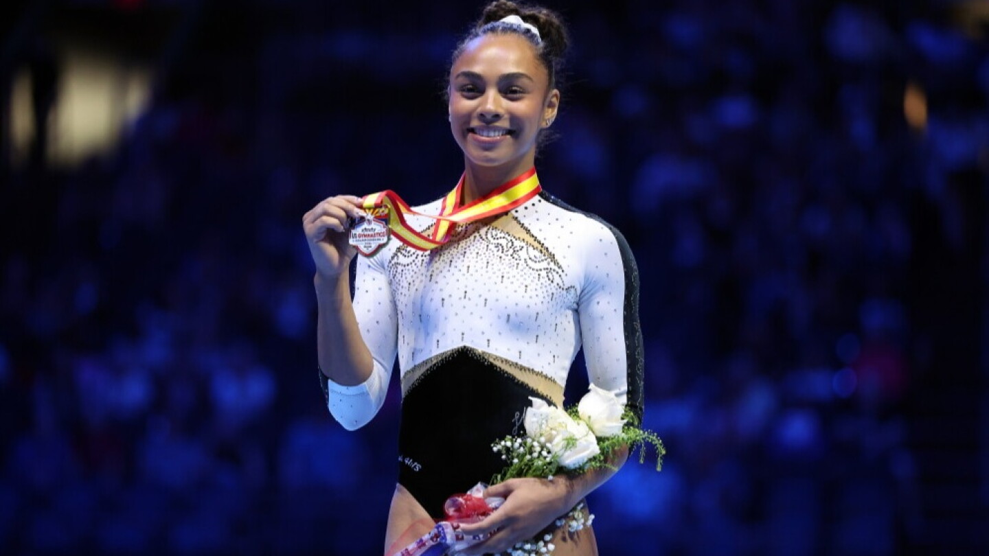 Hezly Rivera all-around gymnastics champion: historic comeback