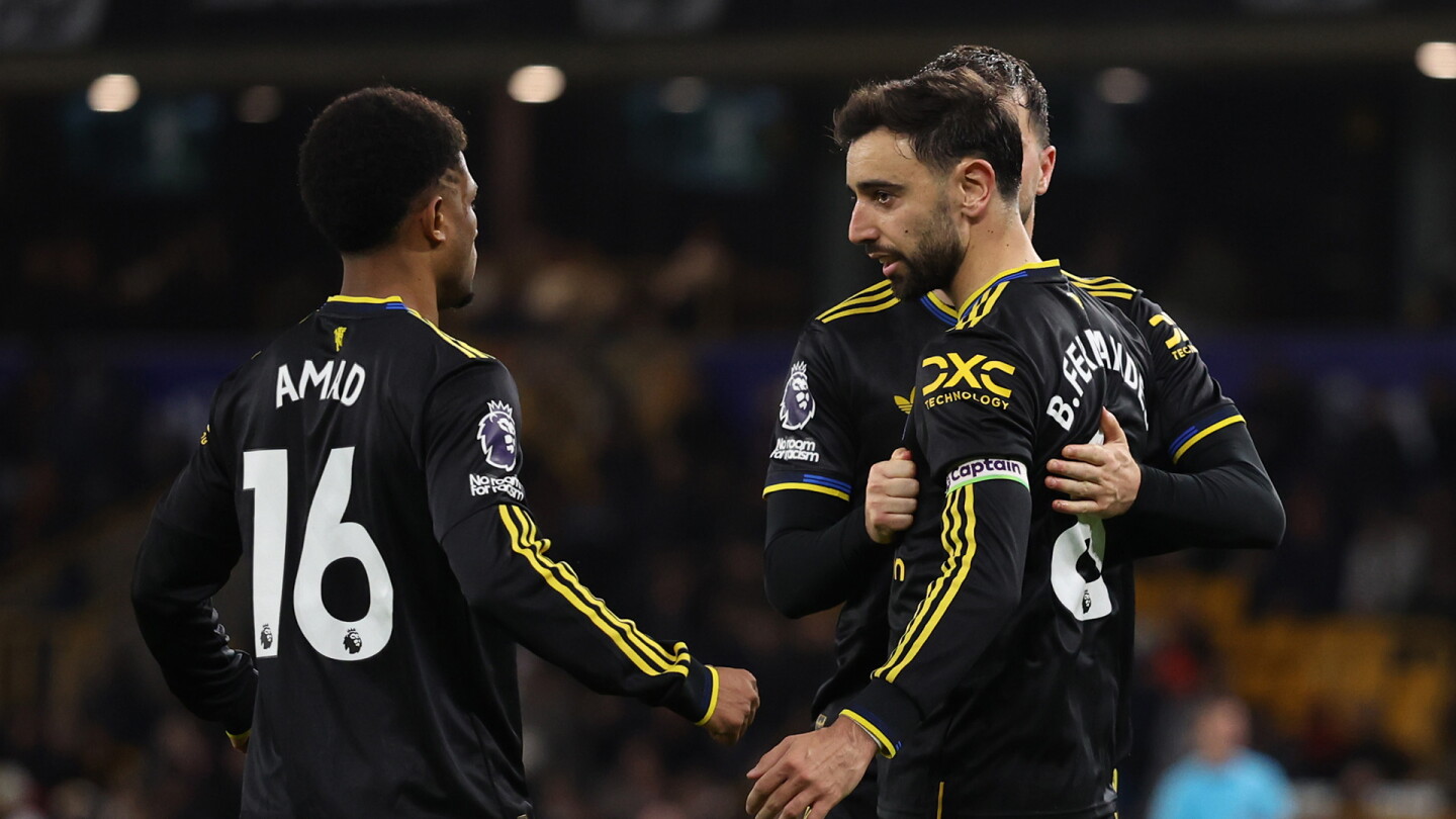 PL Update: Brilliant Bruno guides Man United in rout of Wolves