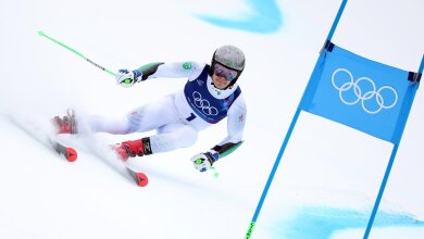 Image for Lucas Pinheiro Braathen takes historic lead in men’s giant slalom