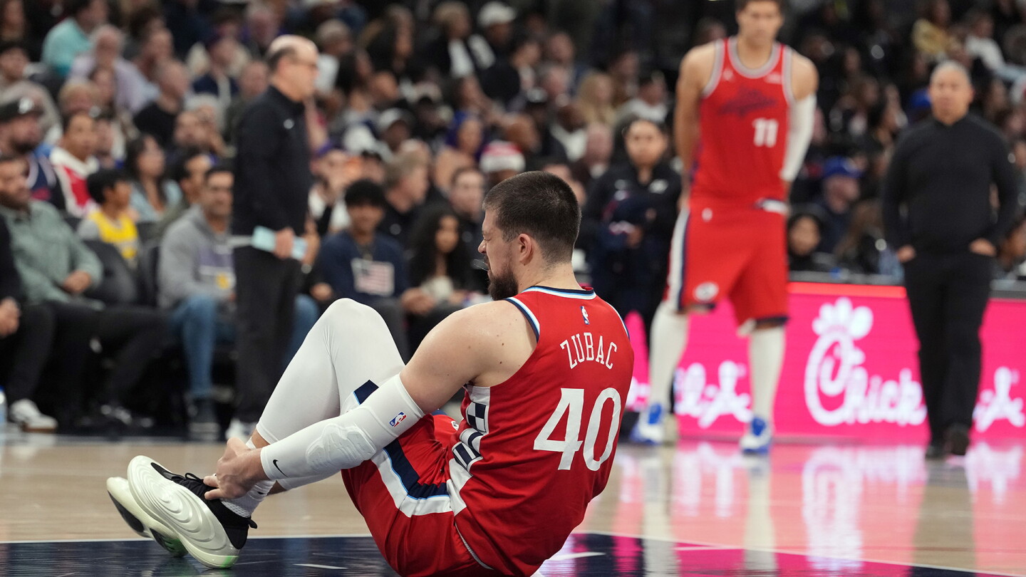 Los Angeles Clippers center Ivica Zubac injury news, fantasy impact