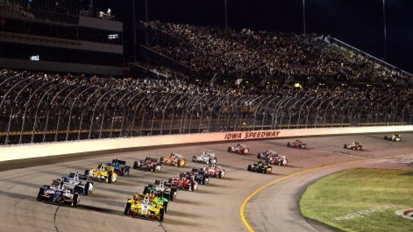 Iowa Speedway IndyCar race returns to nighttime in 2019 - NBC Sports