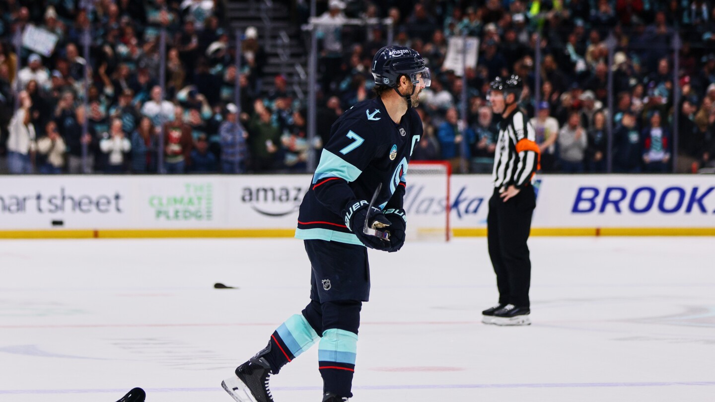 Seattle Kraken sign captain Jordan Eberle to two-year contract extension