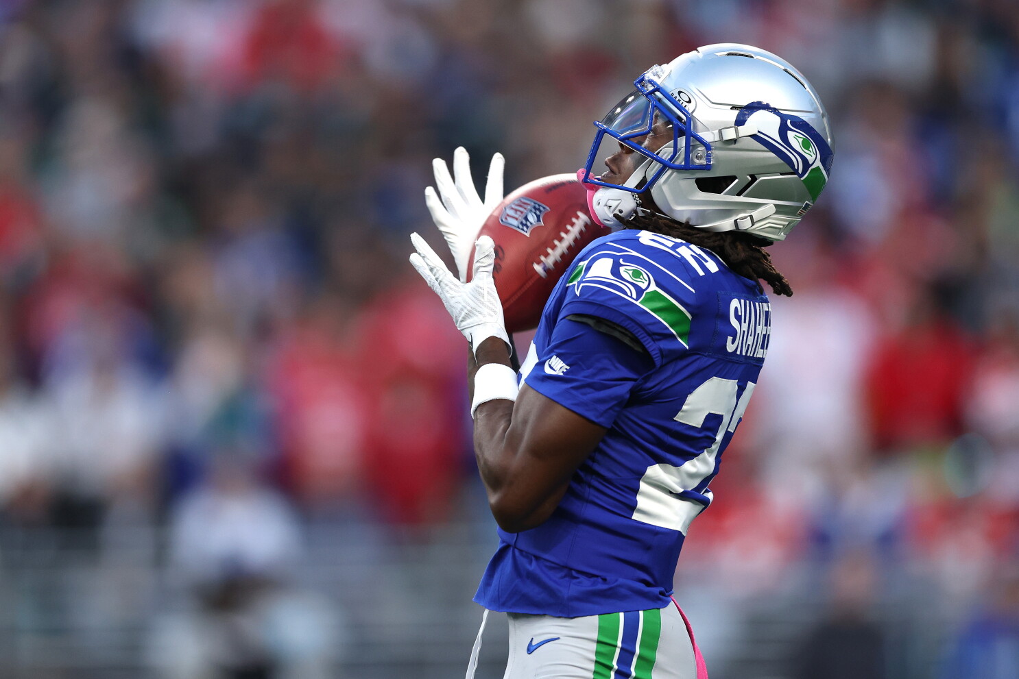Rashid Shaheed questionable to return to Seahawks-Chiefs with knee injury
