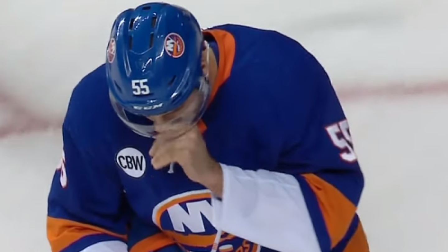 Commitement Blocks Islanders' Boychuk personifies commitment, blocks shot with face - NBC ...