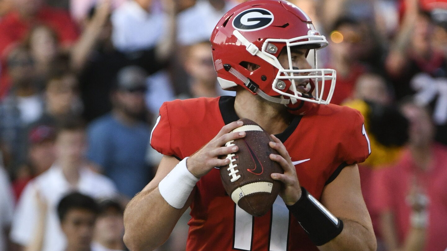 Jake Fromm Ras And In That Corner ... The Georgia Bulldogs, led by freshman QB Jake ...