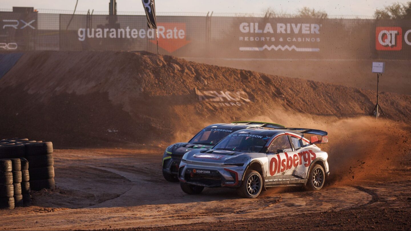 Robin Larsson pads points lead with Nitro Rallycross Round 6 win at ...