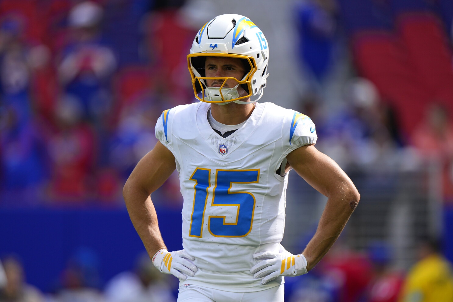 Ladd McConkey ruled out with a concussion