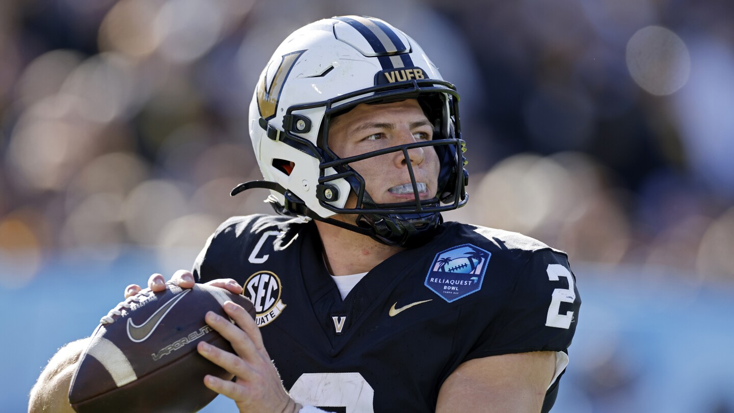 QB Diego Pavia to visit Panthers Tuesday