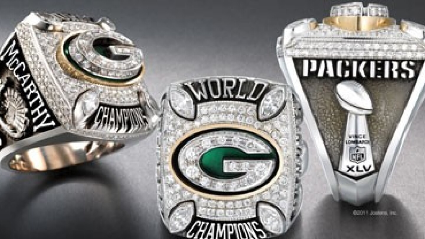 A look at the Packers Super Bowl ring - NBC Sports