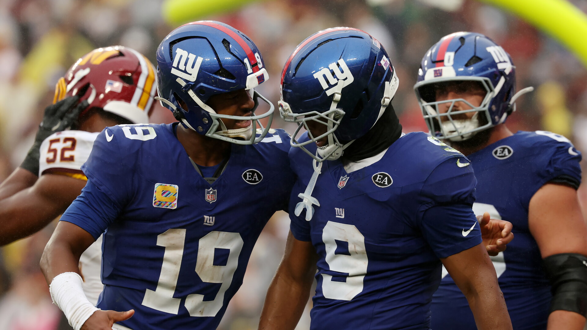 Commanders, Giants head to overtime