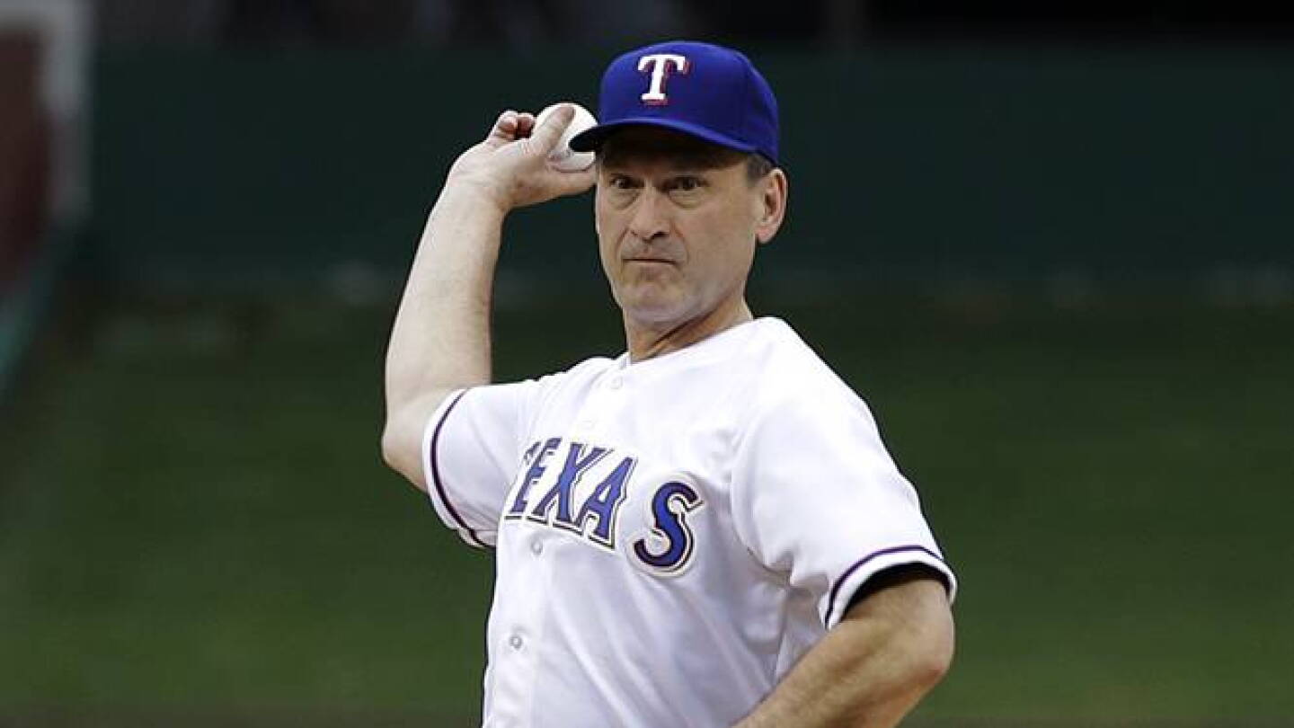 Sam Alito Justice Alito threw out the first pitch in Texas - NBC Sports