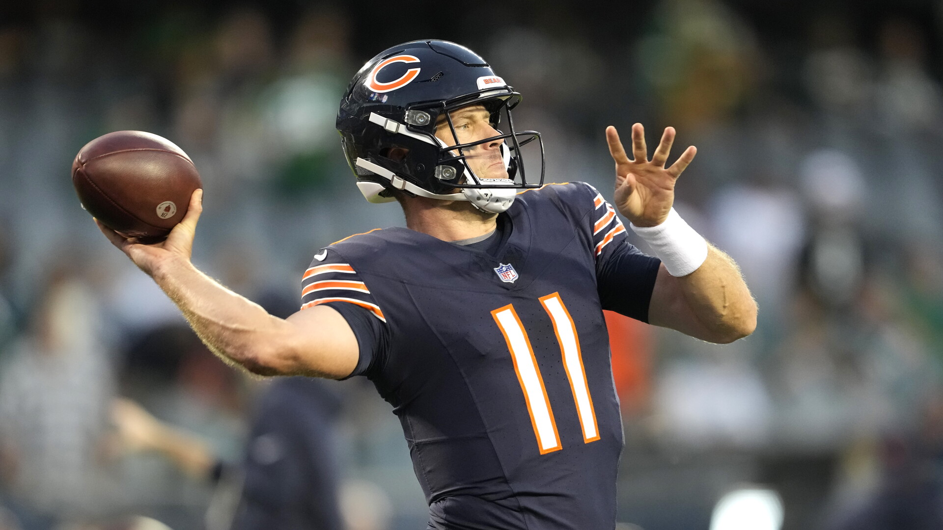 Case Keenum throws first TD pass since 2023 to give Bears 7-0 lead