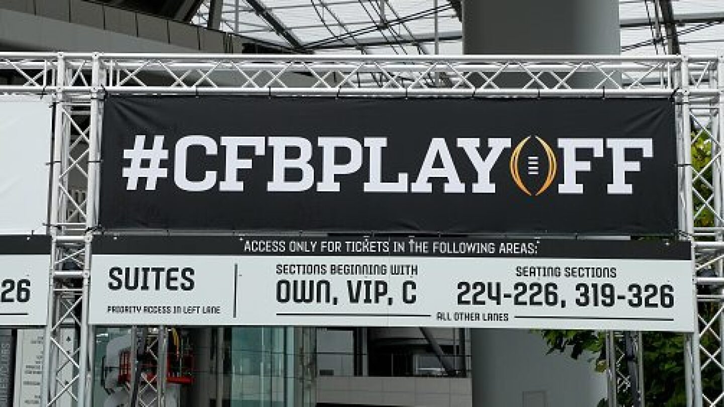 In 2025, college football semifinals will dovetail with wildcard