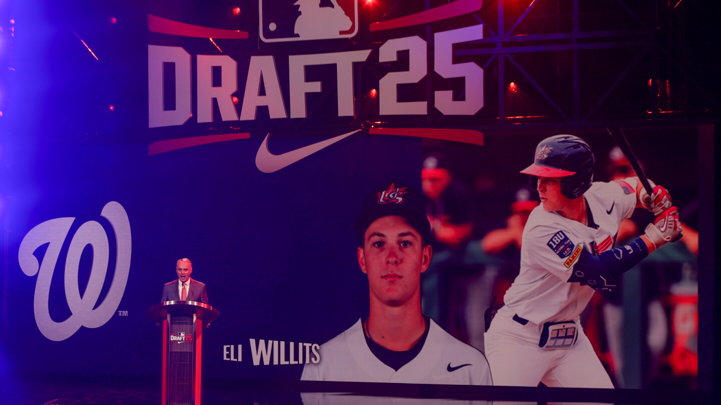 17-year-old Eli Willits, No. 1 overall pick in MLB Draft, signs with Nationals 17-year-old Eli Willits, No. 1 overall pick in MLB Draft, signs with Nationals