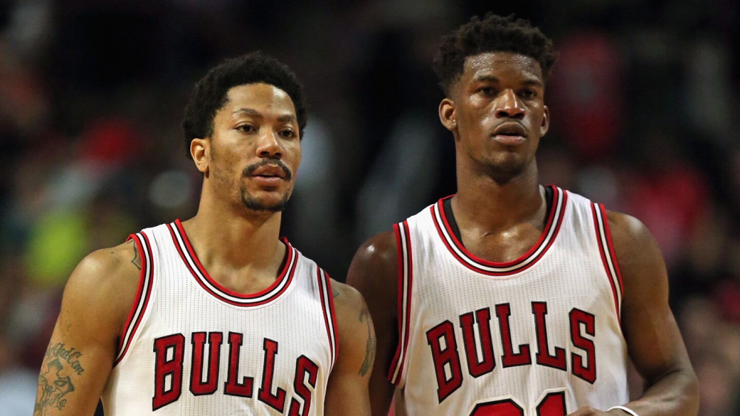Jimmy Butler on Derrick Rose: "I don't think we have any beef or whatever"  - NBC Sports