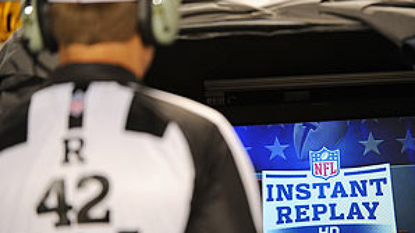 Instant Replay Example Owners have excellent opportunity to streamline replay - NBC Sports