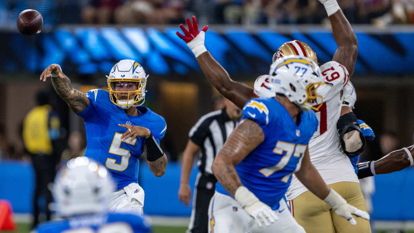 Jim Harbaugh Evaluates Backup Quarterback Competition for Chargers