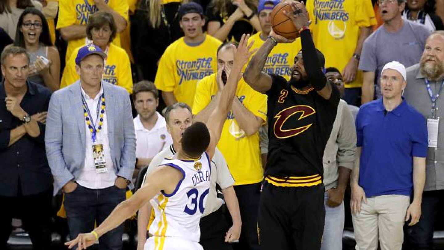 Kyrie Irving was reportedly angry right after winning finals in 2016 - NBC Sports