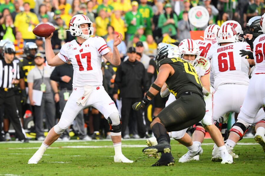 COLLEGE FOOTBALL: JAN 01 Rose Bowl - Oregon v Wisconsin