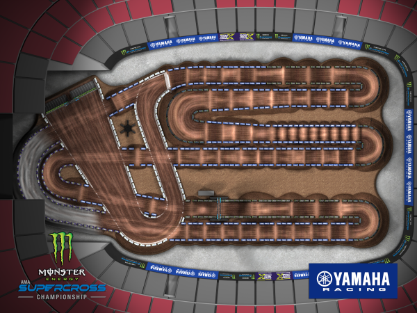 Updated: Track maps revealed for 2025 Monster Energy Supercross rounds ...