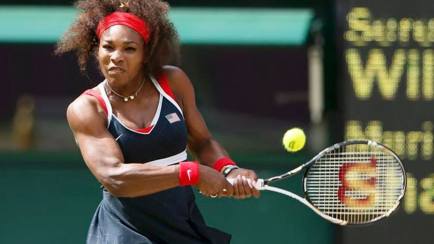 Olympic Champions Serena Williams of United States in Action during ... Olympic Champions Serena Williams of United States in Action during ...