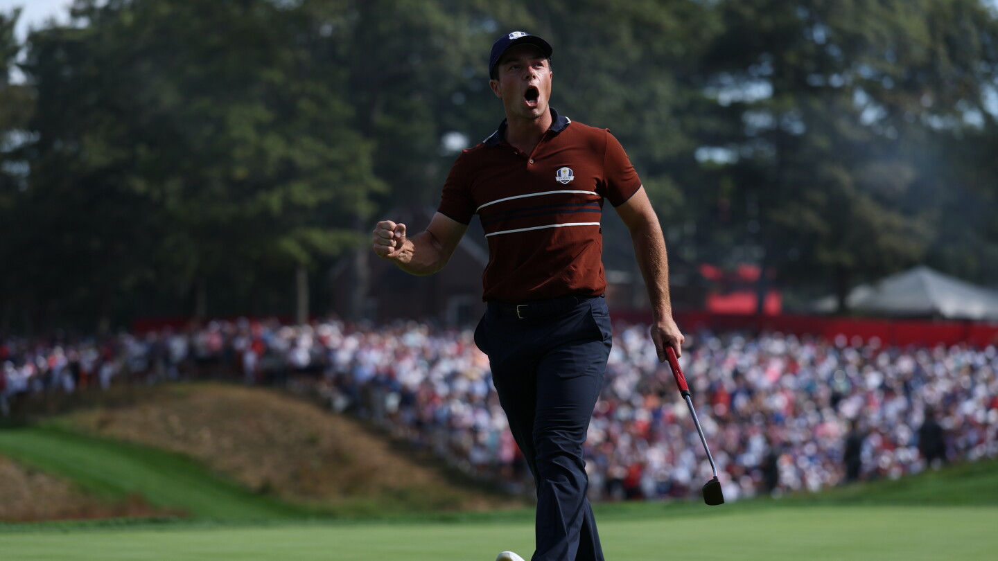 Europe’s Viktor Hovland replaced in Saturday fourballs because of neck injury Europe’s Viktor Hovland replaced in Saturday fourballs because of neck injury