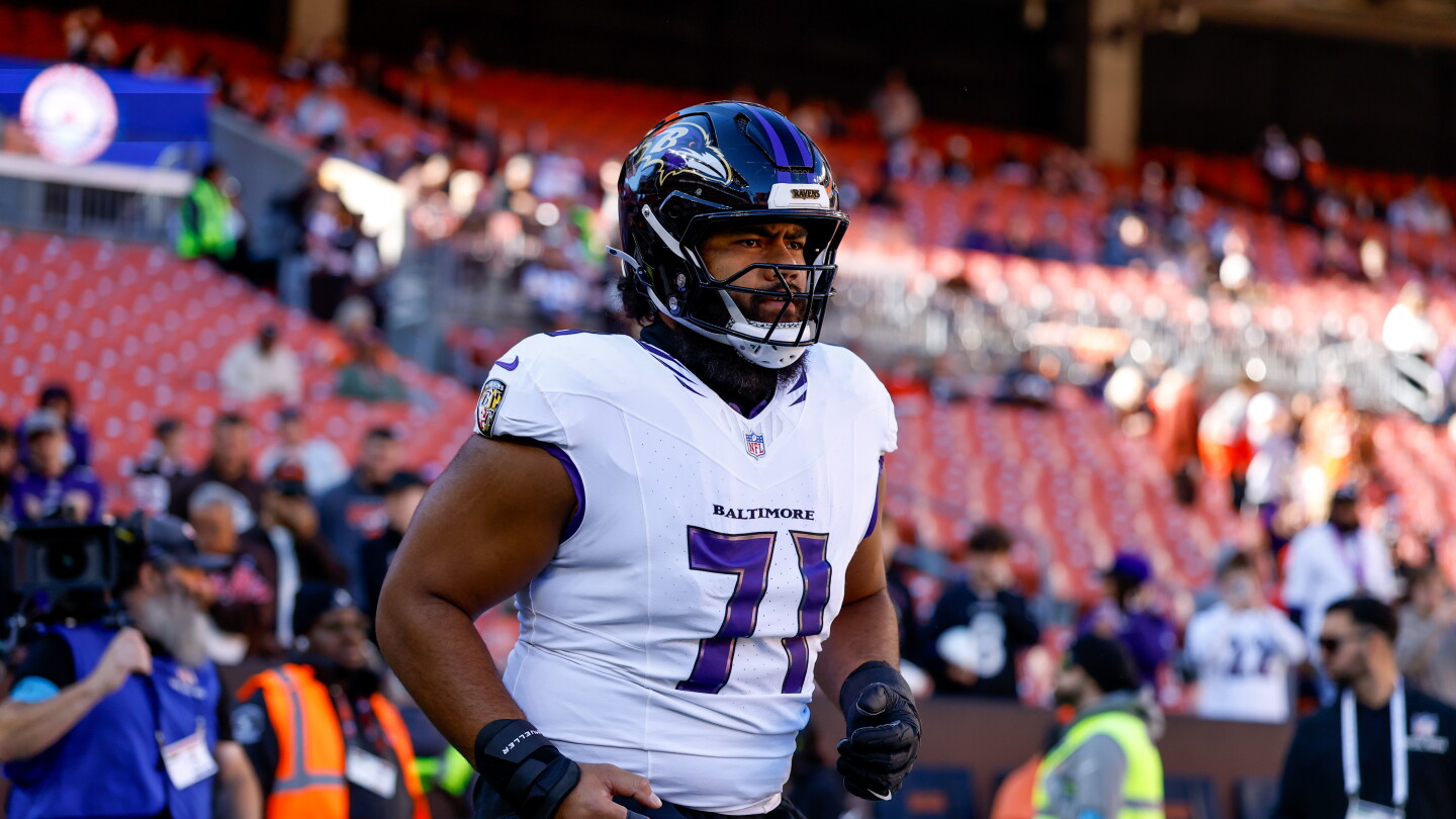 Ravens G Vega Ioane ruled out for Week 8