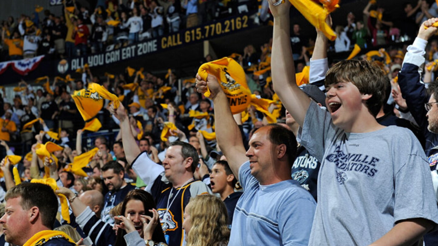 Preds Fan Preds fans have been packing Bridgestone Arena - NBC Sports