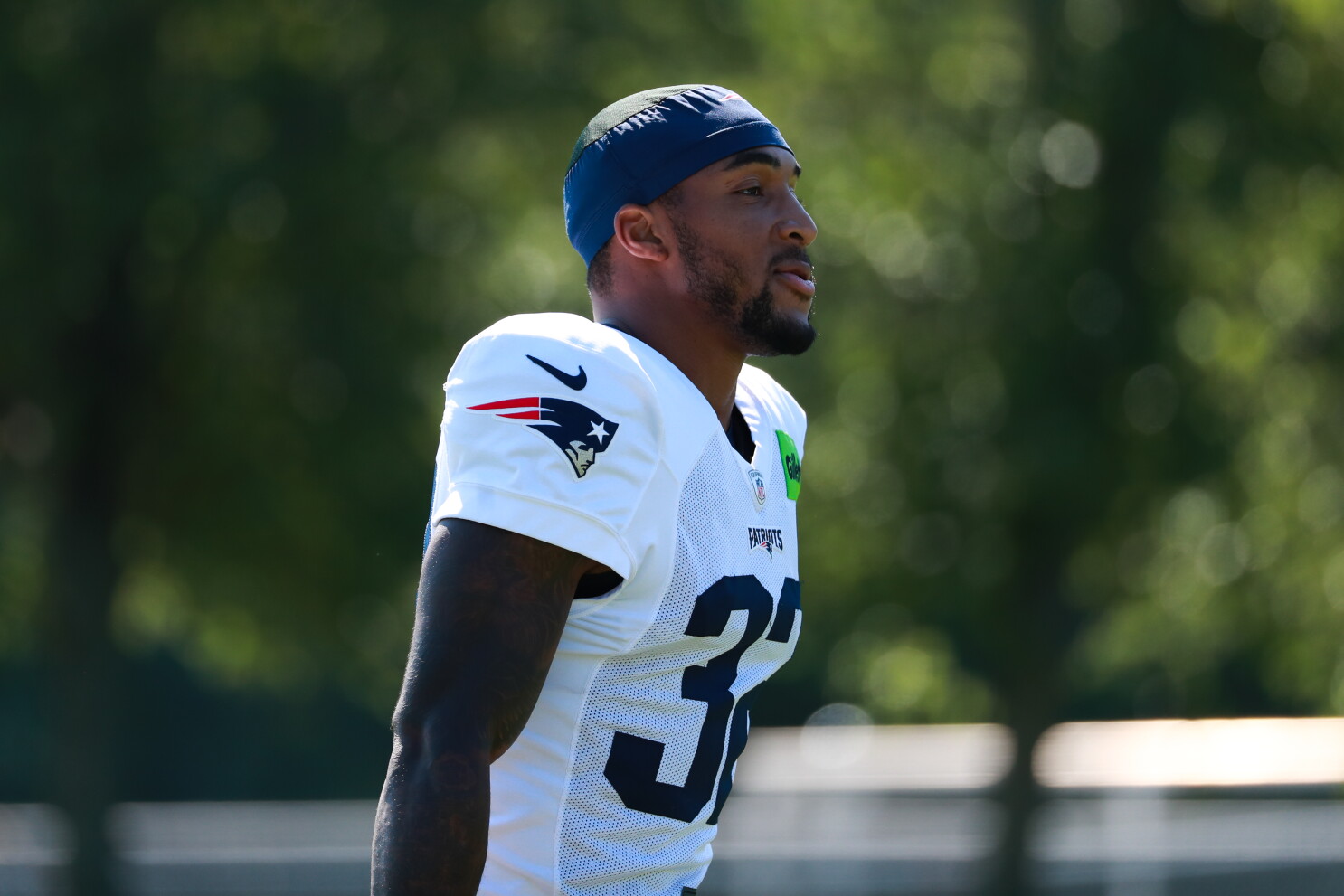 Patriots RB TreVeyon Henderson still not practicing with ankle injury