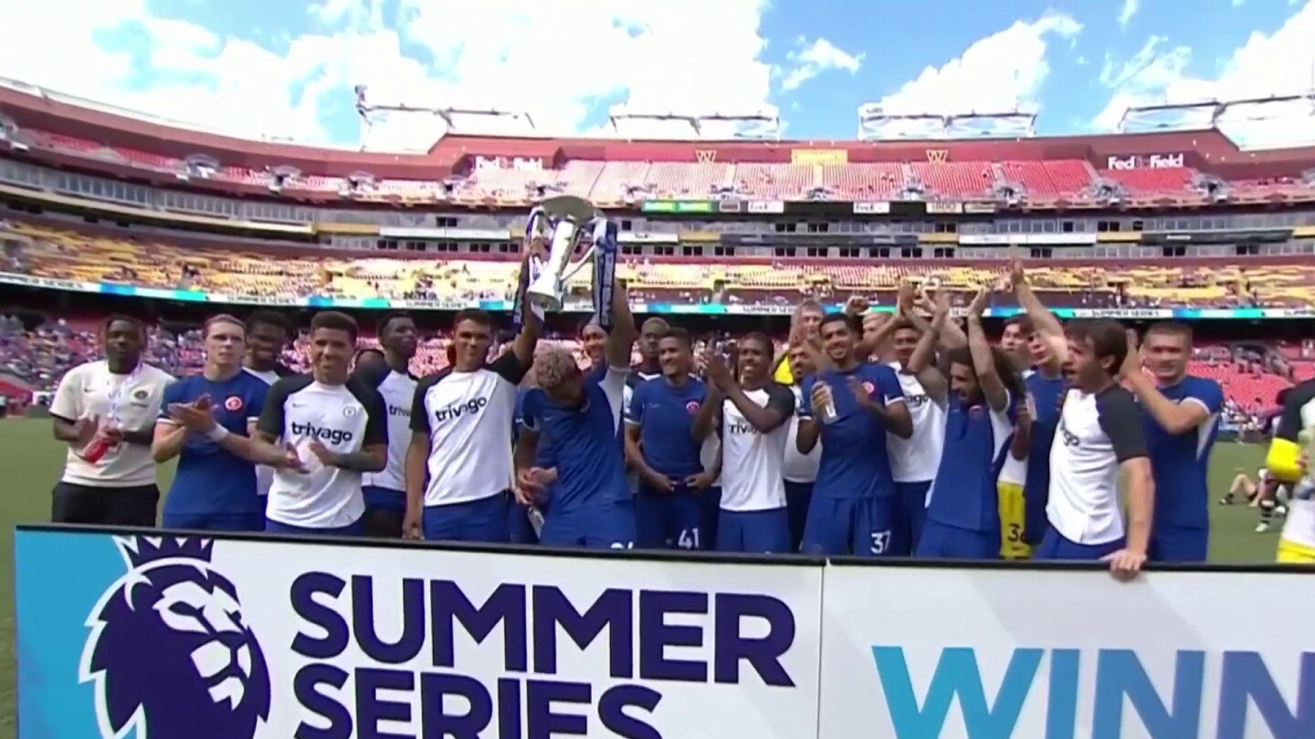 Chelsea hoist inaugural Premier League Summer Series trophy NBC Sports
