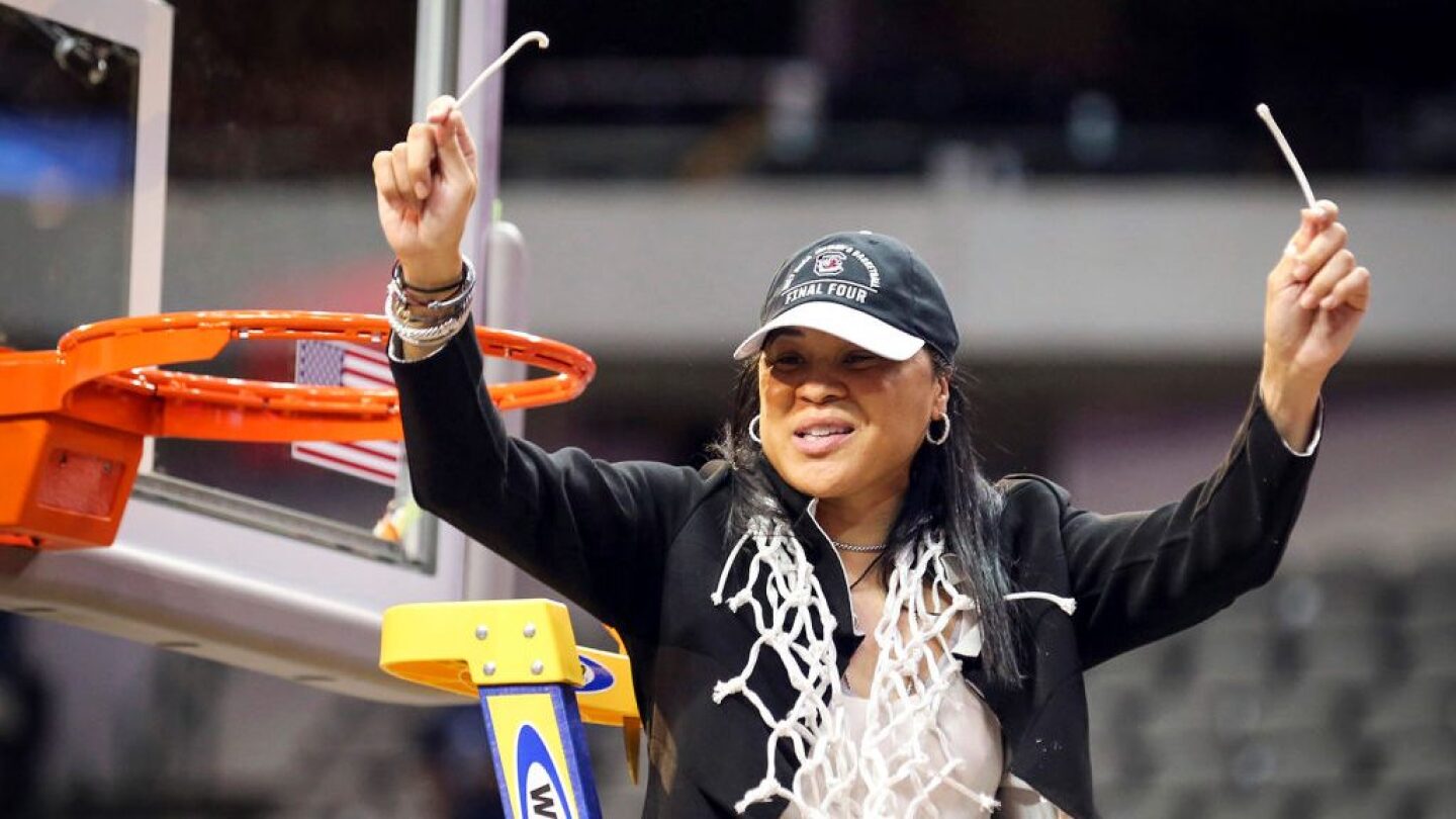 Tradition continues: Dawn Staley sends piece of net to every Black women's basketball coach - NBC Sports