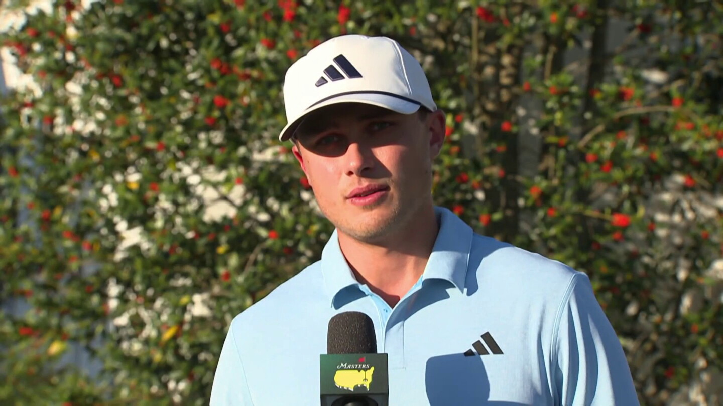 Aberg embracing the pressure of the Masters Aberg embracing the pressure of the Masters