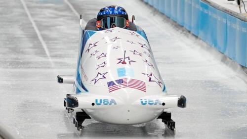 Image for Love, Humphries finish 4th and 5th in two-woman bobsled; U.S. 4-man sled in 6th