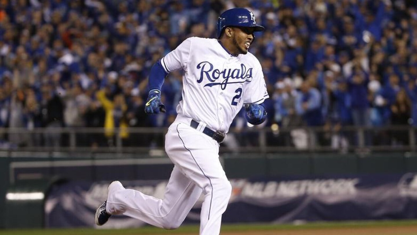 Alcides Escobar leads off Game 1 with an inside-the-park homer - NBC Sports