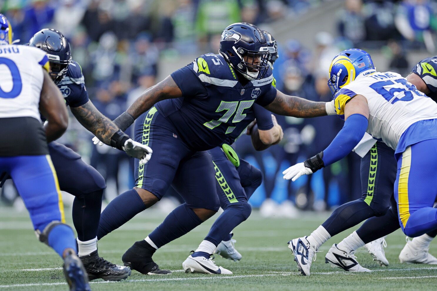 Mike Macdonald on Anthony Bradford losing starting job: "It's not an easy situation"
