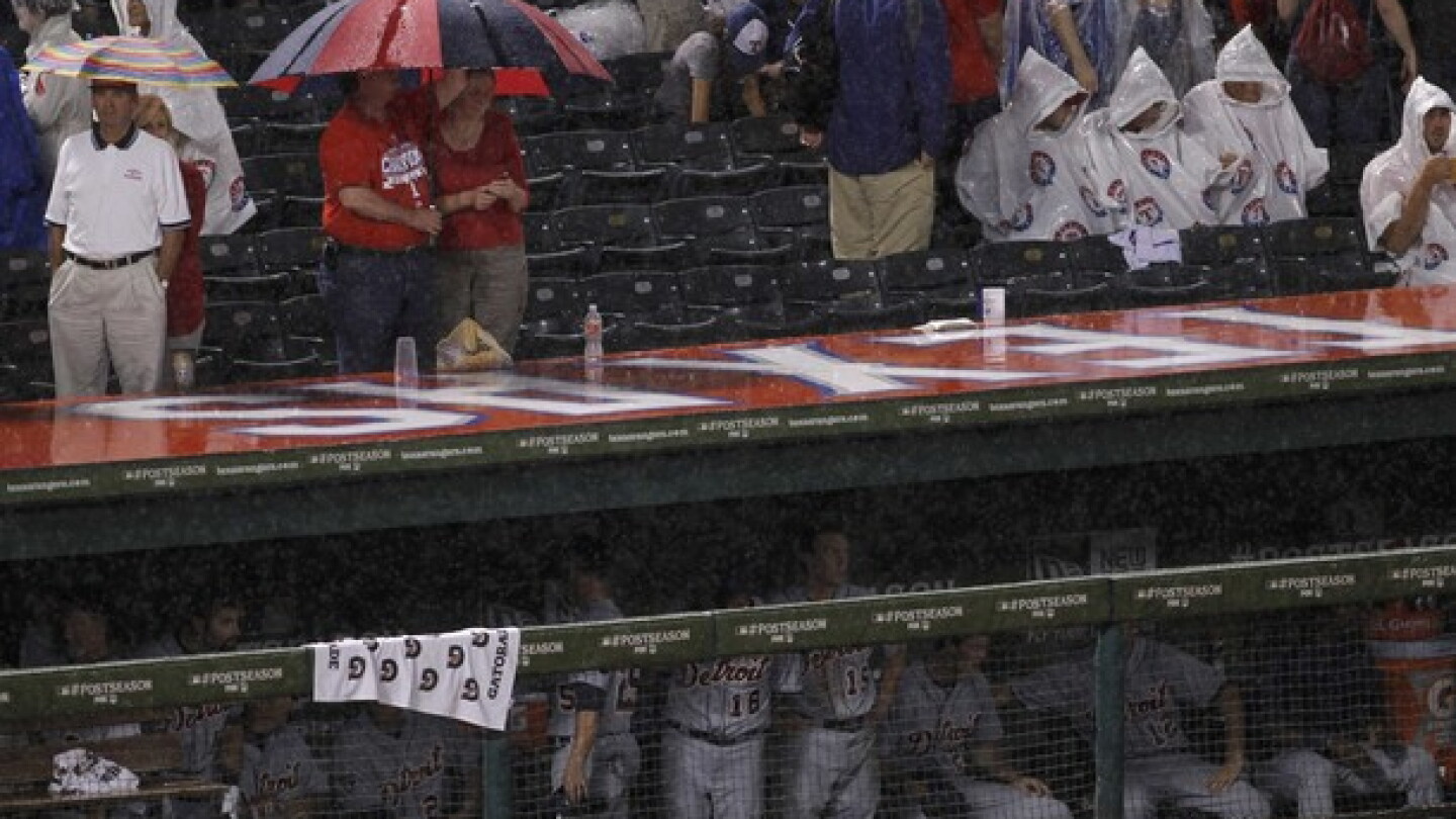 Dugout Raining The rain-free rain postponement - NBC Sports