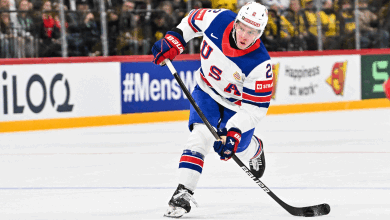 Image for Jackson LaCombe replaces Seth Jones on U.S. men's hockey Olympic roster