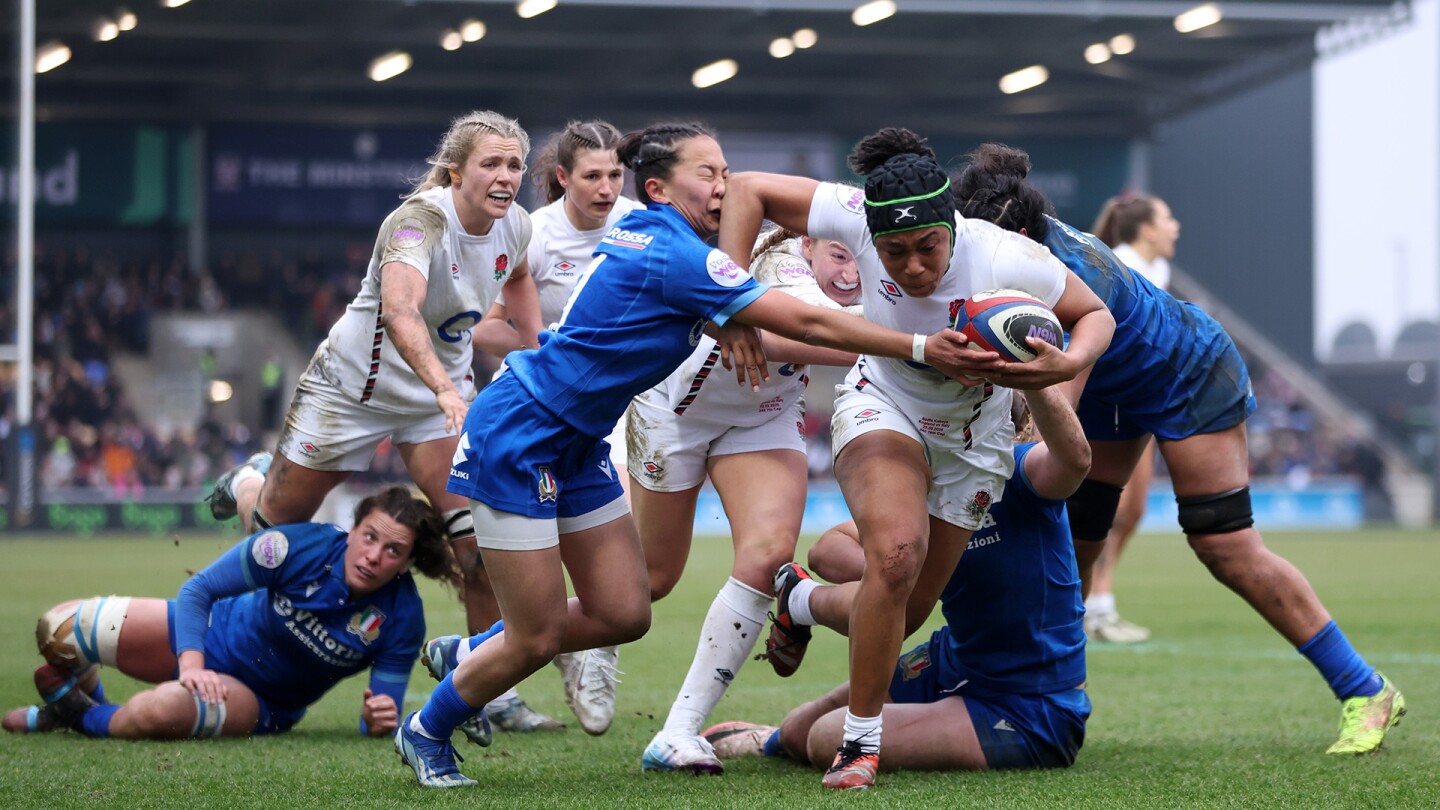 Six Nations Women's Rugby Highlights: England 38, Italy 5 - NBC Sports