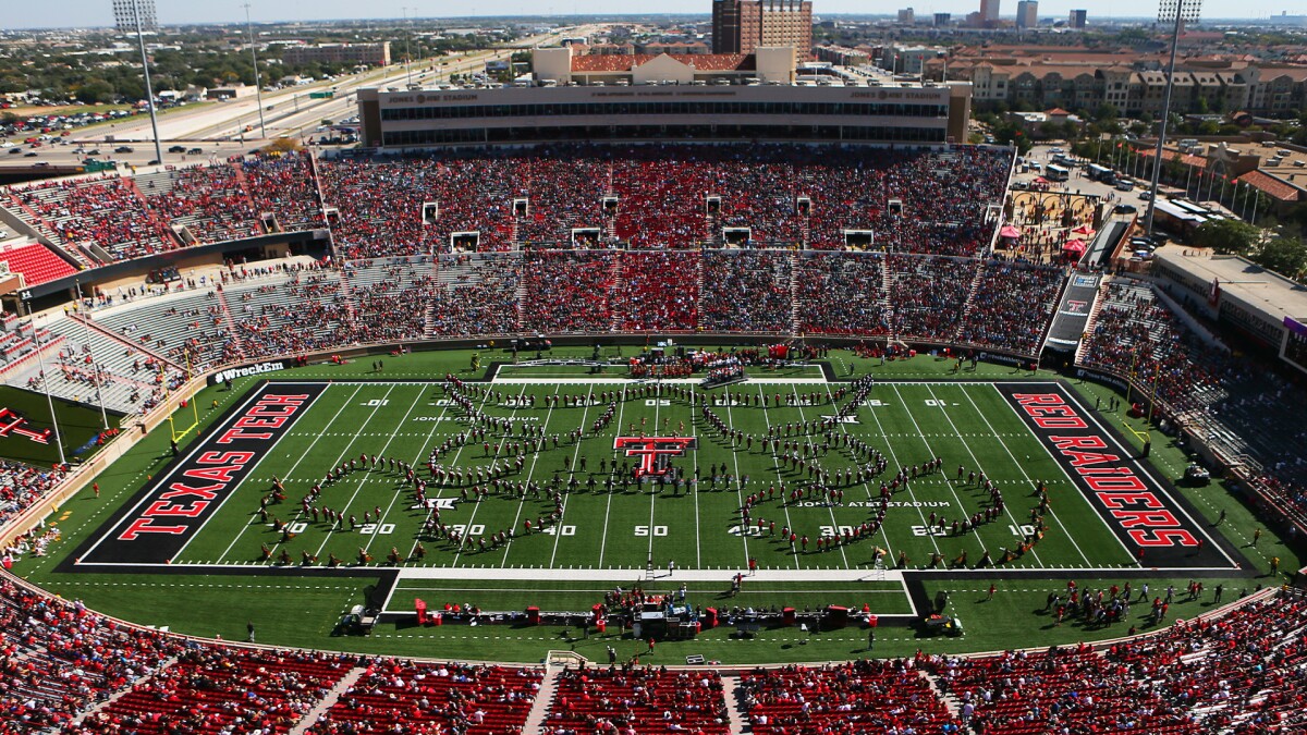 Texas Tech football training session in 2025