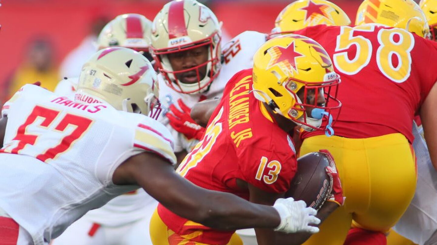 Original Usfl USFL returns this weekend, with kickoffs at the 20-yard line and ...